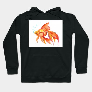 Watercolor Goldfish Hoodie